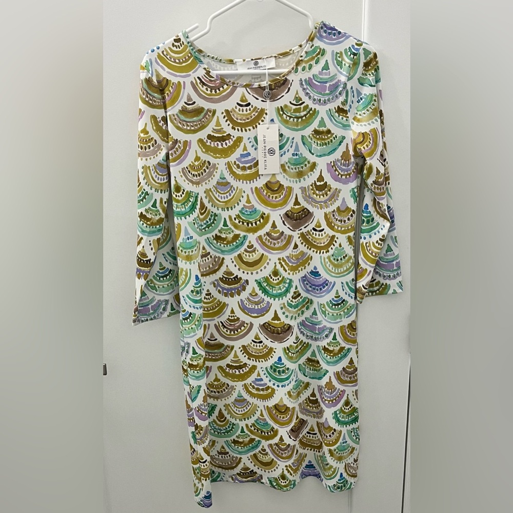 Jean-Pierre Klifa Colorful Patterned Dress SPF 50 NWT Small